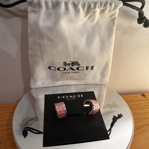 COACH earring with a dust bag - Picture 13 of 13